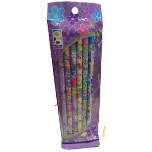Lead Pencils Geddes HB #2 Lead 6-Pack Vintage Spring Design Easter Birds Chicks